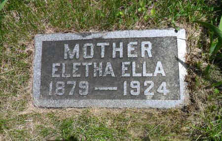 COX, ELETHA ELLA - Warren County, Iowa | ELETHA ELLA COX 