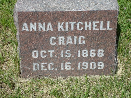 KITCHELL CRAIG, ANNA - Warren County, Iowa | ANNA KITCHELL CRAIG 