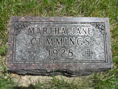 CUMMINGS, MARTHA JANE - Warren County, Iowa | MARTHA JANE CUMMINGS 
