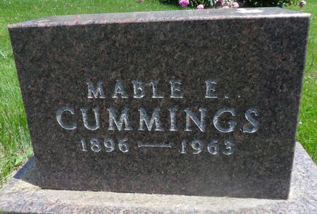CUMMINGS, MABLE E. - Warren County, Iowa | MABLE E. CUMMINGS 