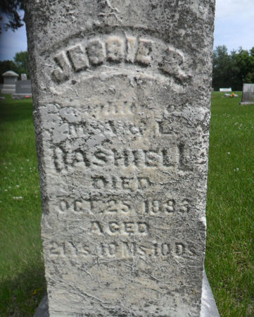 DASHIELL, JESSIE B. - Warren County, Iowa | JESSIE B. DASHIELL 