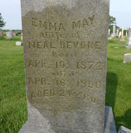 DEVORE, EMMA MAY - Warren County, Iowa | EMMA MAY DEVORE 