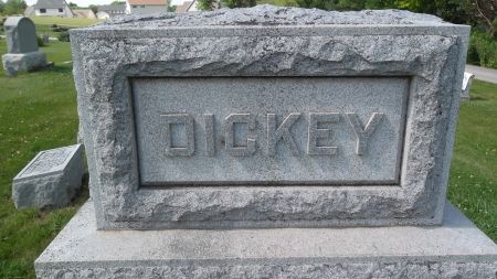 DICKEY, FAMILY STONE - Warren County, Iowa | FAMILY STONE DICKEY 