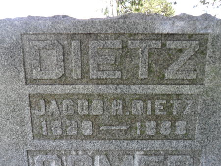 DIETZ, JACOB H. - Warren County, Iowa | JACOB H. DIETZ 