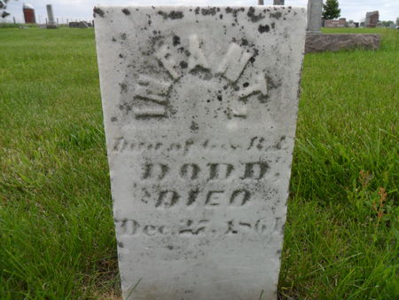 DODD, INFANT DAUGHTER - Warren County, Iowa | INFANT DAUGHTER DODD 