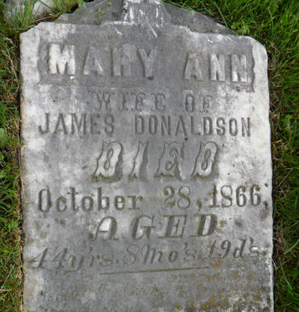 DONALDSON, MARY ANN - Warren County, Iowa | MARY ANN DONALDSON 