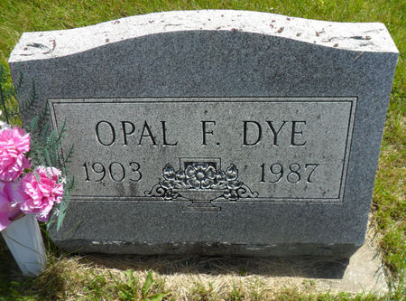 DYE, OPAL F. - Warren County, Iowa | OPAL F. DYE 