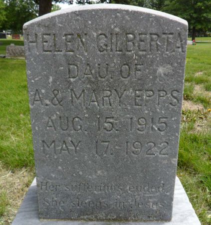 EPPS, HELEN GILBERTA - Warren County, Iowa | HELEN GILBERTA EPPS 