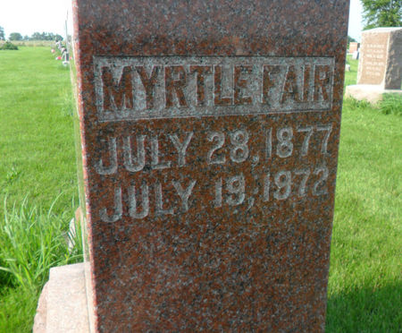 FAIR, MYRTLE - Warren County, Iowa | MYRTLE FAIR 