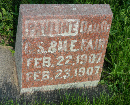 FAIR, PAULINE - Warren County, Iowa | PAULINE FAIR 
