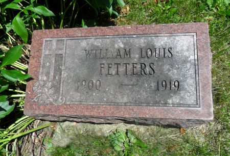 FETTERS, WILLIAM LOUIS - Warren County, Iowa | WILLIAM LOUIS FETTERS 