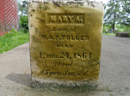 FOLGER, MARY A. - Warren County, Iowa | MARY A. FOLGER 