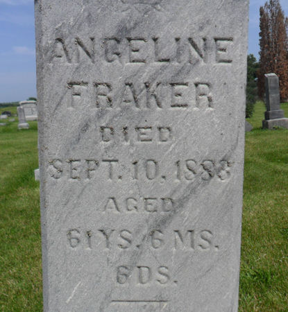 VANGILDER FRAKER, ANGELINE - Warren County, Iowa | ANGELINE VANGILDER FRAKER 