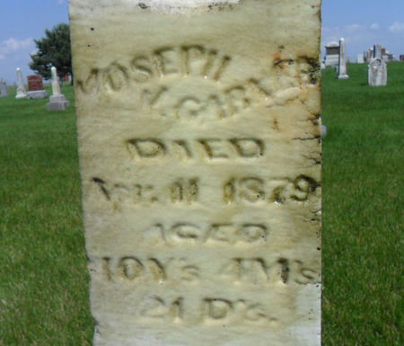 GARNER, JOSEPH J. - Warren County, Iowa | JOSEPH J. GARNER 