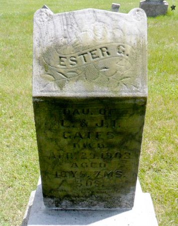GATES, ESTER G. - Warren County, Iowa | ESTER G. GATES 