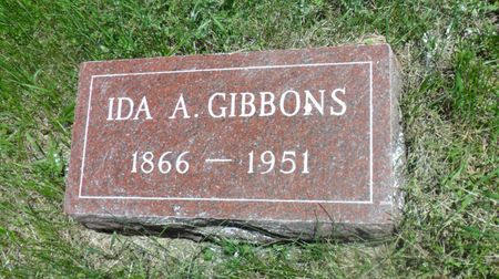 GIBBONS, IDA A. - Warren County, Iowa | IDA A. GIBBONS 