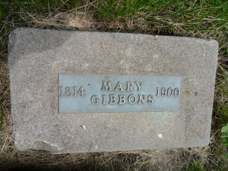 GIBBONS, MARY - Warren County, Iowa | MARY GIBBONS 