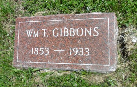 GIBBONS, WILLIAM T. - Warren County, Iowa | WILLIAM T. GIBBONS 