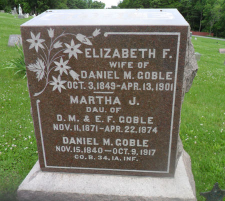 GOBLE, ELIZABETH F. - Warren County, Iowa | ELIZABETH F. GOBLE 