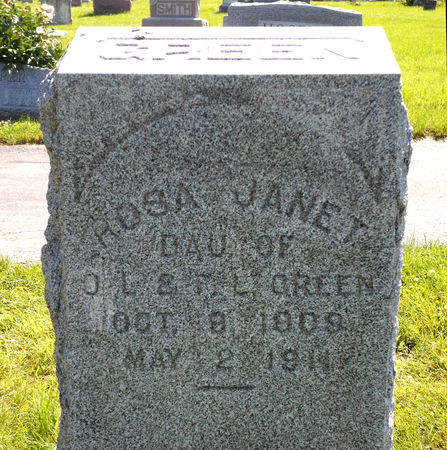 GREEN, ROSA JANET - Warren County, Iowa | ROSA JANET GREEN 