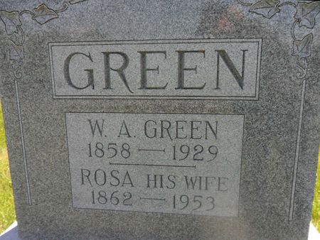 GREEN, WILLIAM A. - Warren County, Iowa | WILLIAM A. GREEN 