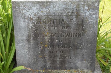 GWINN, MARTHA E. - Warren County, Iowa | MARTHA E. GWINN 