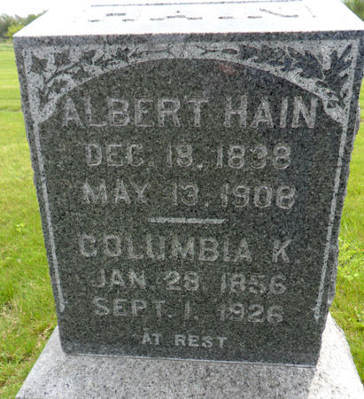 HAIN, ALBERT - Warren County, Iowa | ALBERT HAIN 