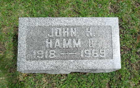 HAMM, JOHN H. II - Warren County, Iowa | JOHN H. II HAMM 