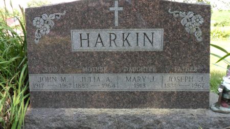 HARKIN, JOSEPH J. - Warren County, Iowa | JOSEPH J. HARKIN 