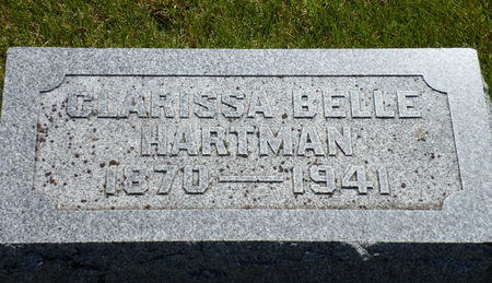 HARTMAN, CLARISSA BELLE - Warren County, Iowa | CLARISSA BELLE HARTMAN 