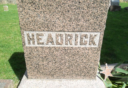 HEADRICK, FAMILY STONE - Warren County, Iowa | FAMILY STONE HEADRICK 