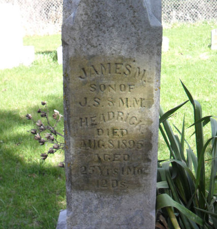 HEADRICK, JAMES M. - Warren County, Iowa | JAMES M. HEADRICK 