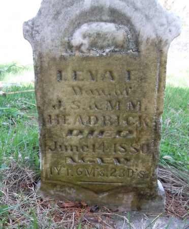 HEADRICK, LENA E. - Warren County, Iowa | LENA E. HEADRICK 