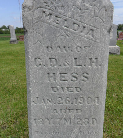 HESS, MELDIA - Warren County, Iowa | MELDIA HESS 