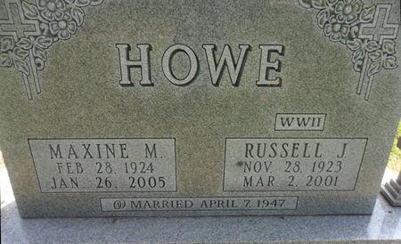 HOWE, MAXINE M. - Warren County, Iowa | MAXINE M. HOWE 
