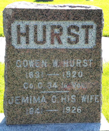 HURST, JEMIMA O. - Warren County, Iowa | JEMIMA O. HURST 