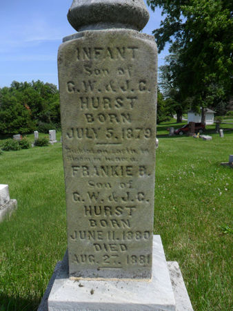 HURST, INFANT SON - Warren County, Iowa | INFANT SON HURST 