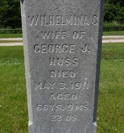HUSS, WILHELMINA C. - Warren County, Iowa | WILHELMINA C. HUSS 