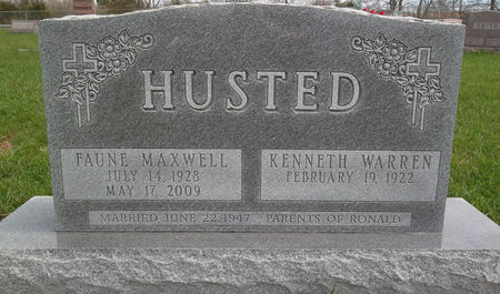 MAXWELL HUSTED, FAUNE - Warren County, Iowa | FAUNE MAXWELL HUSTED 