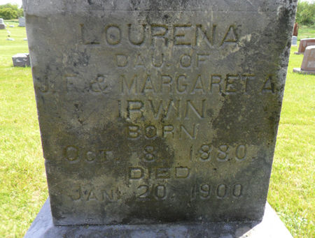 IRWIN, LOURENA - Warren County, Iowa | LOURENA IRWIN 