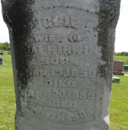 IRWIN, MAGGIE A. - Warren County, Iowa | MAGGIE A. IRWIN 