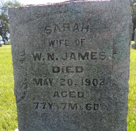 JAMES, SARAH - Warren County, Iowa | SARAH JAMES 