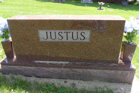 JUSTUS, FAMILY STONE - Warren County, Iowa | FAMILY STONE JUSTUS 