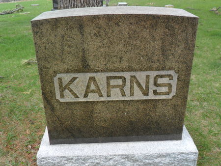 KARNS, FAMILY STONE - Warren County, Iowa | FAMILY STONE KARNS 