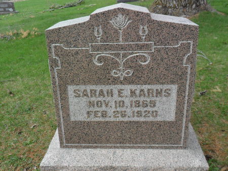 KARNS, SARAH E. - Warren County, Iowa | SARAH E. KARNS 