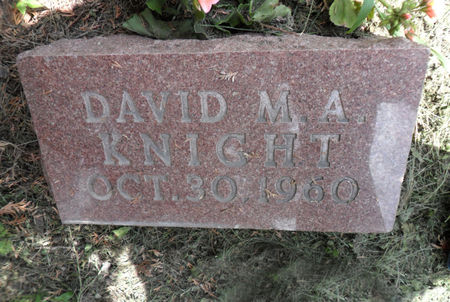 KNIGHT, DAVID M.A. - Warren County, Iowa | DAVID M.A. KNIGHT 