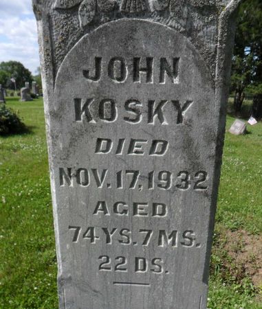 KOSKY, JOHN - Warren County, Iowa | JOHN KOSKY 