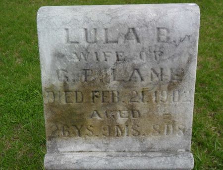 LANE, LULA B. - Warren County, Iowa | LULA B. LANE 