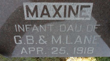 LANE, MAXINE - Warren County, Iowa | MAXINE LANE 