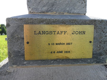 LANGSTAFF, JOHN - Warren County, Iowa | JOHN LANGSTAFF 